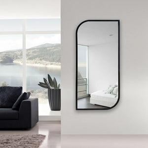 مرايا حائط بإطار خشب ام دي اف، 70*2*115 سم