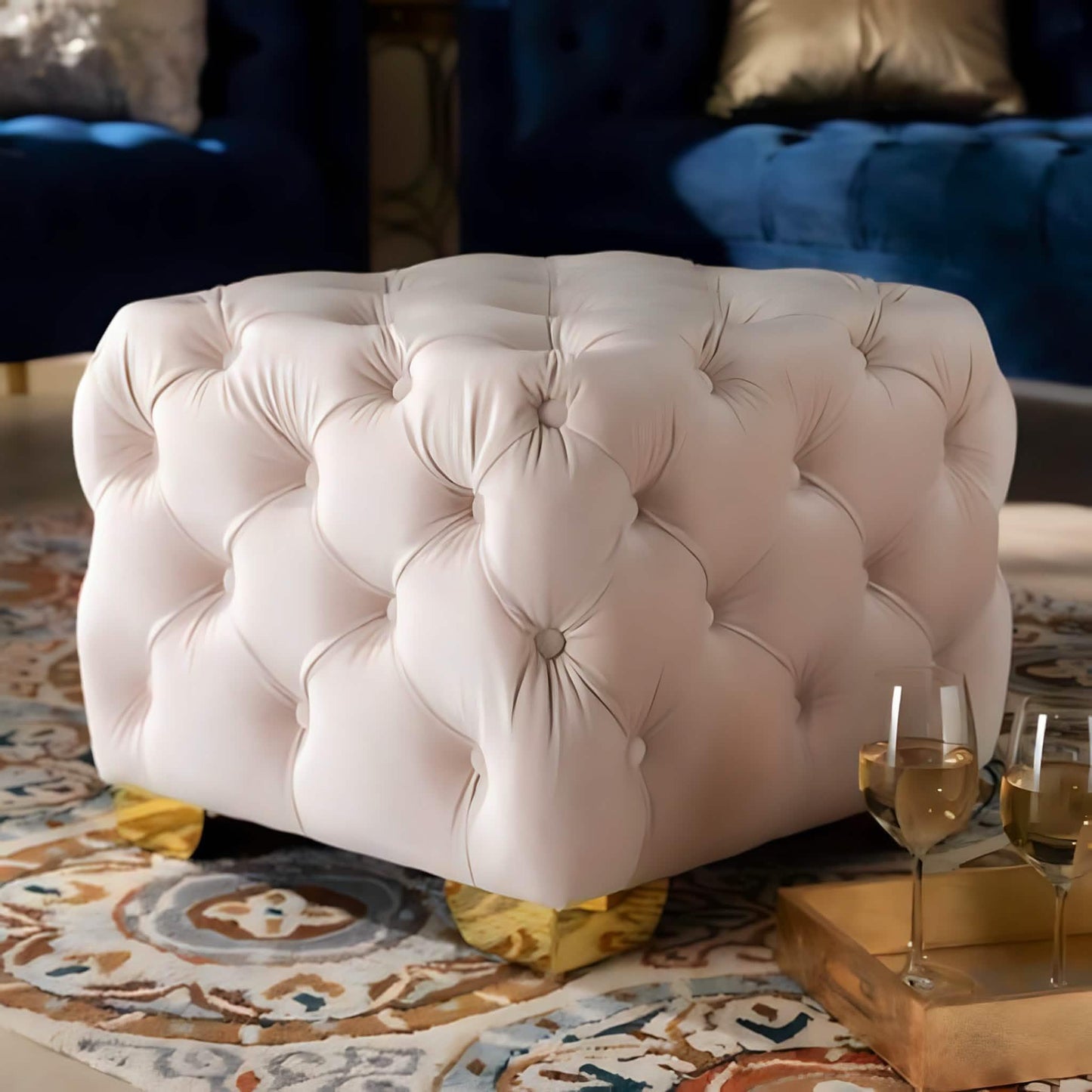 بف خشب زان، 50*40*45 سم