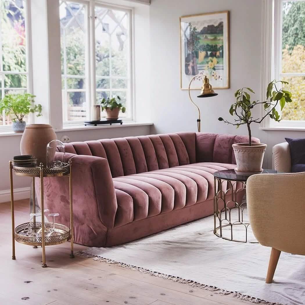 كنبة خشب زان أحمر، 210*60*70 سم