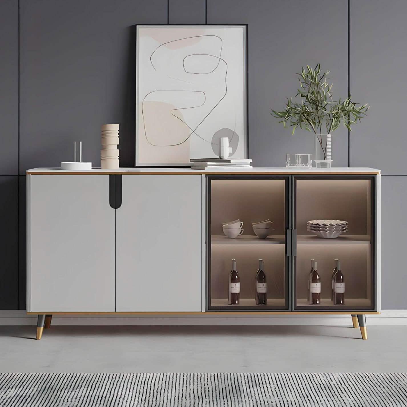 بوفيه ام دي اف، 160*40*80 سم