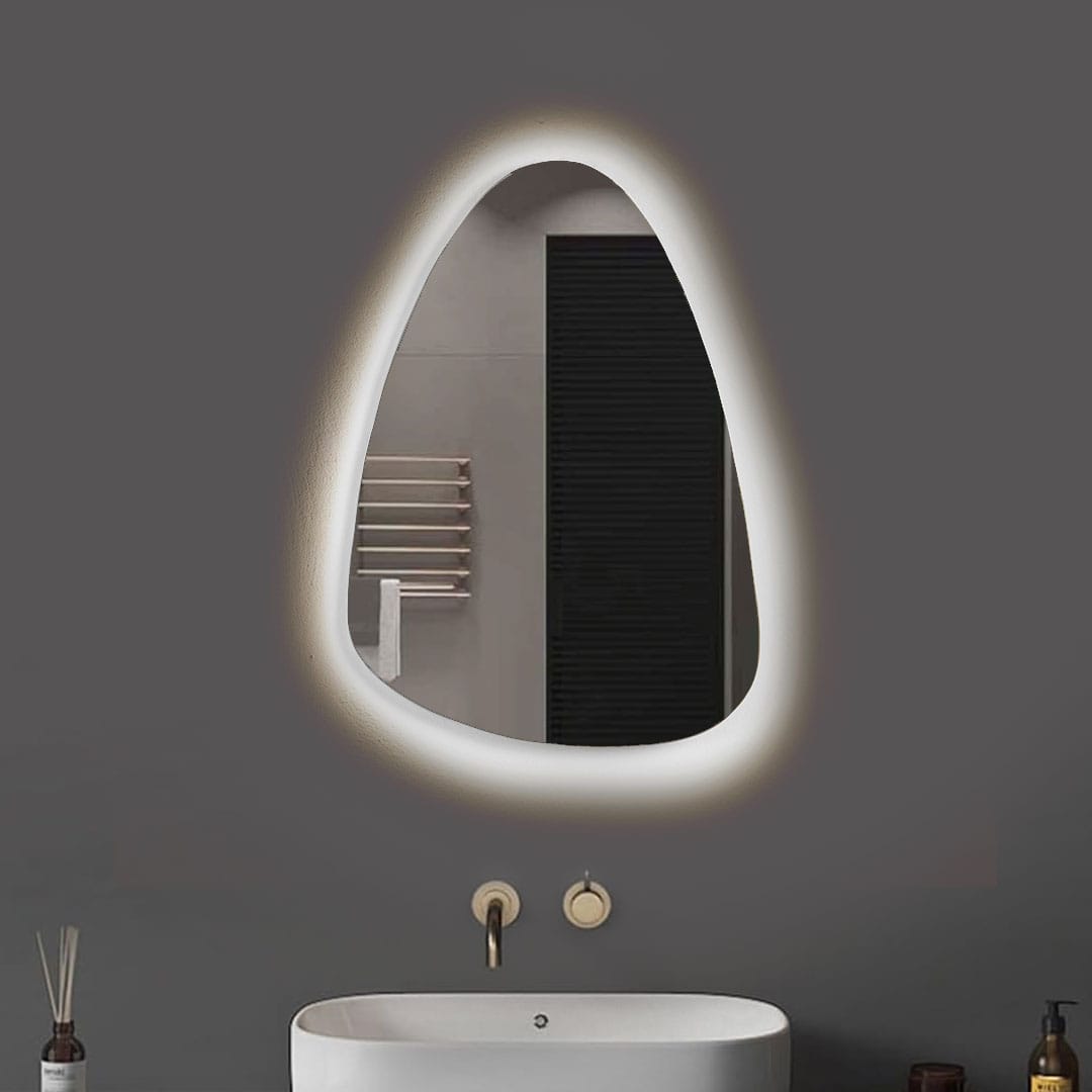 مرايا حمام بإضاءة، 50*70 سم