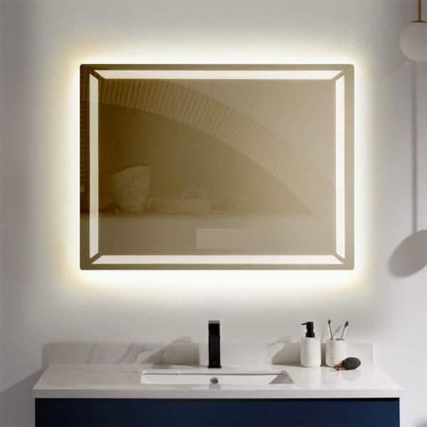 مرايا حمام بإضاءة، 80*60 سم