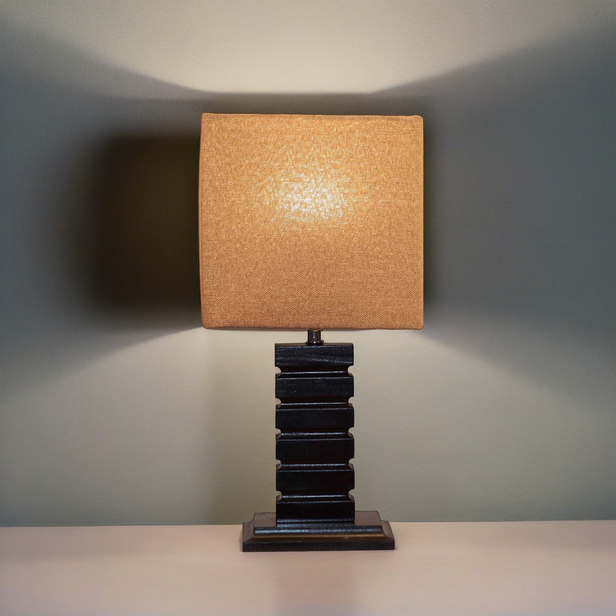 اباجورة خشب زان، 25*45 سم