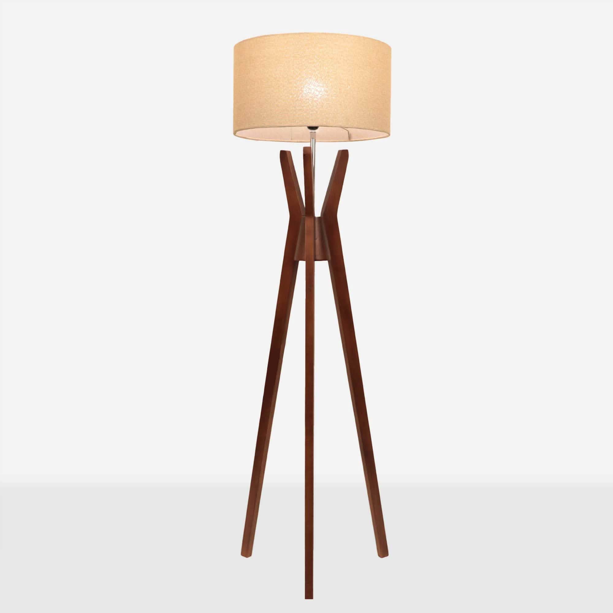 أباجورة أرضية خشب زان، 40*150 سم