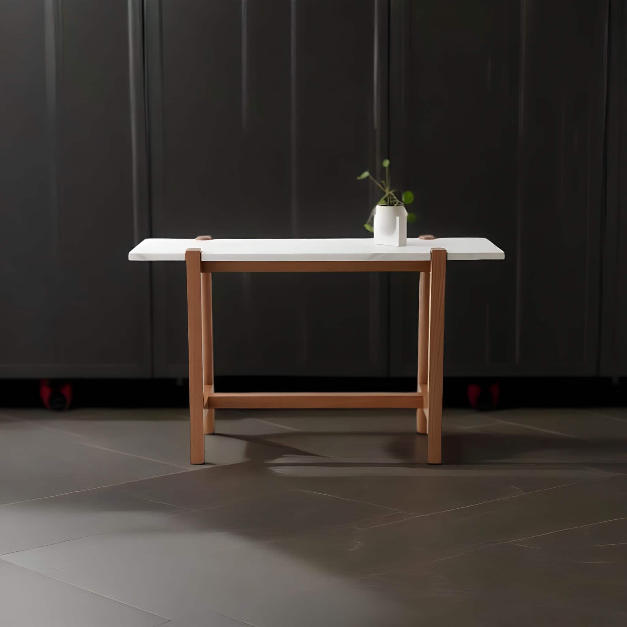 كونسول خشب زان، 120*35*100 سم