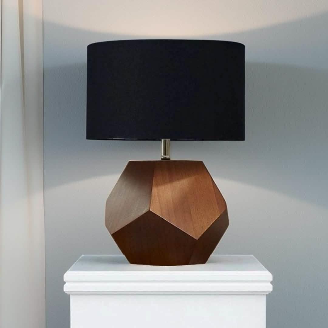 أباجورة خشب، 28*45 سم