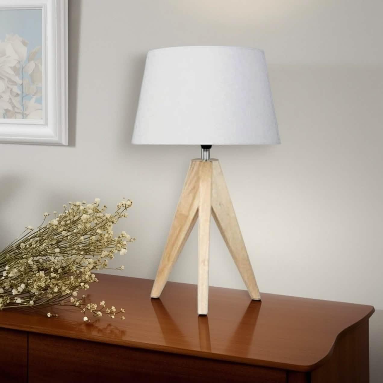 أباجورة خشب، 28*45 سم