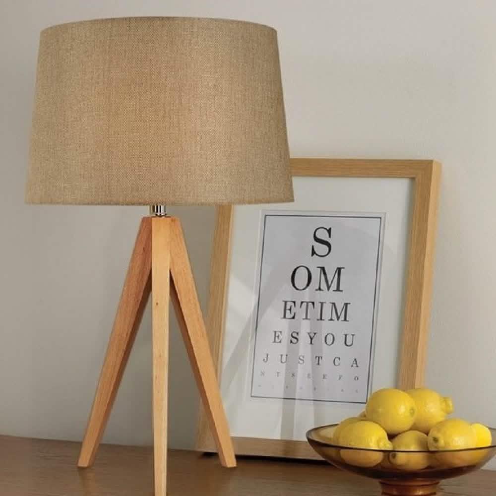 أباجورة خشب، 28*45 سم