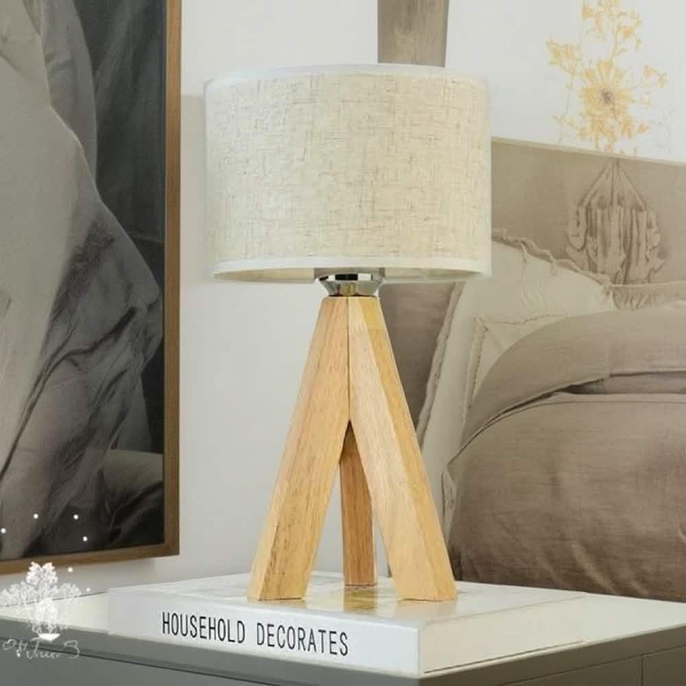 أباجورة خشب، 28*45 سم