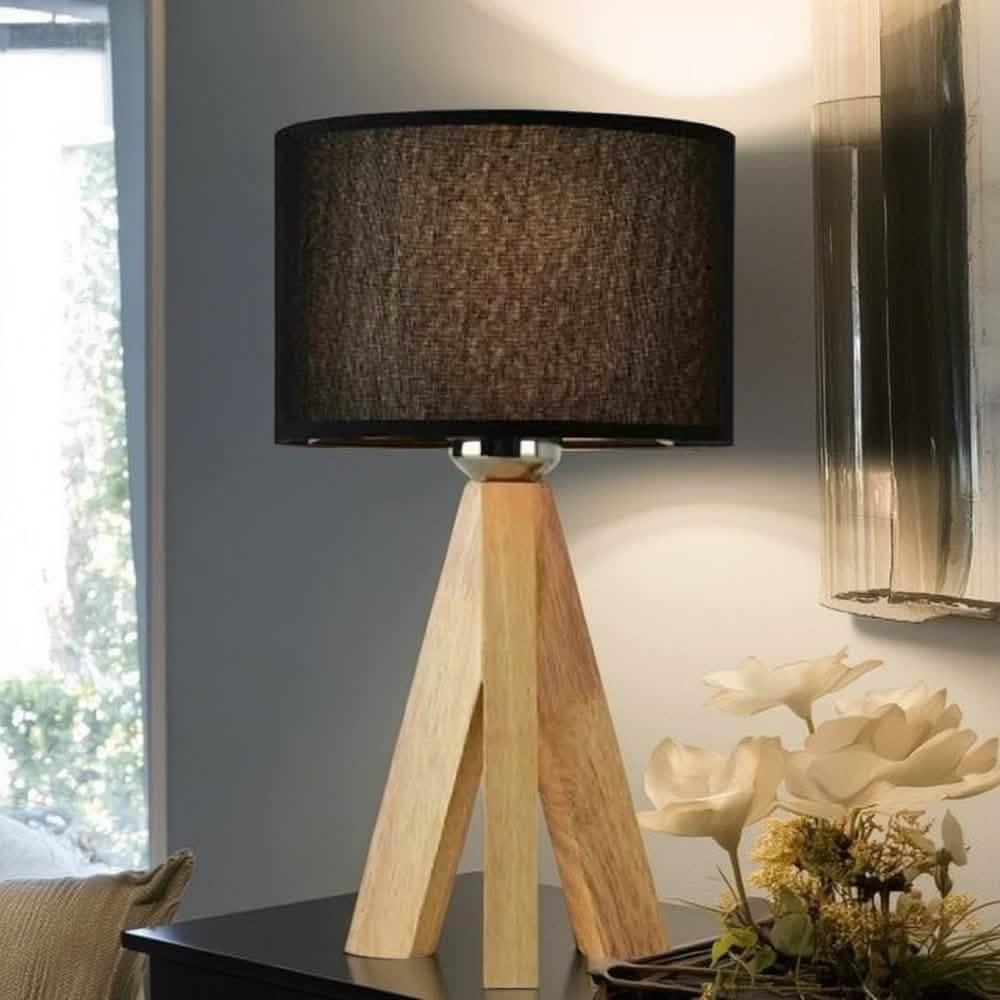 أباجورة خشب، 28*45 سم