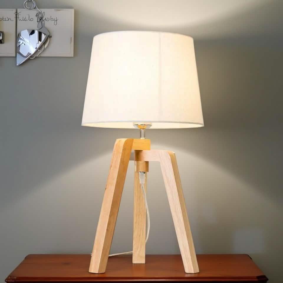 أباجورة خشب، 28*45 سم