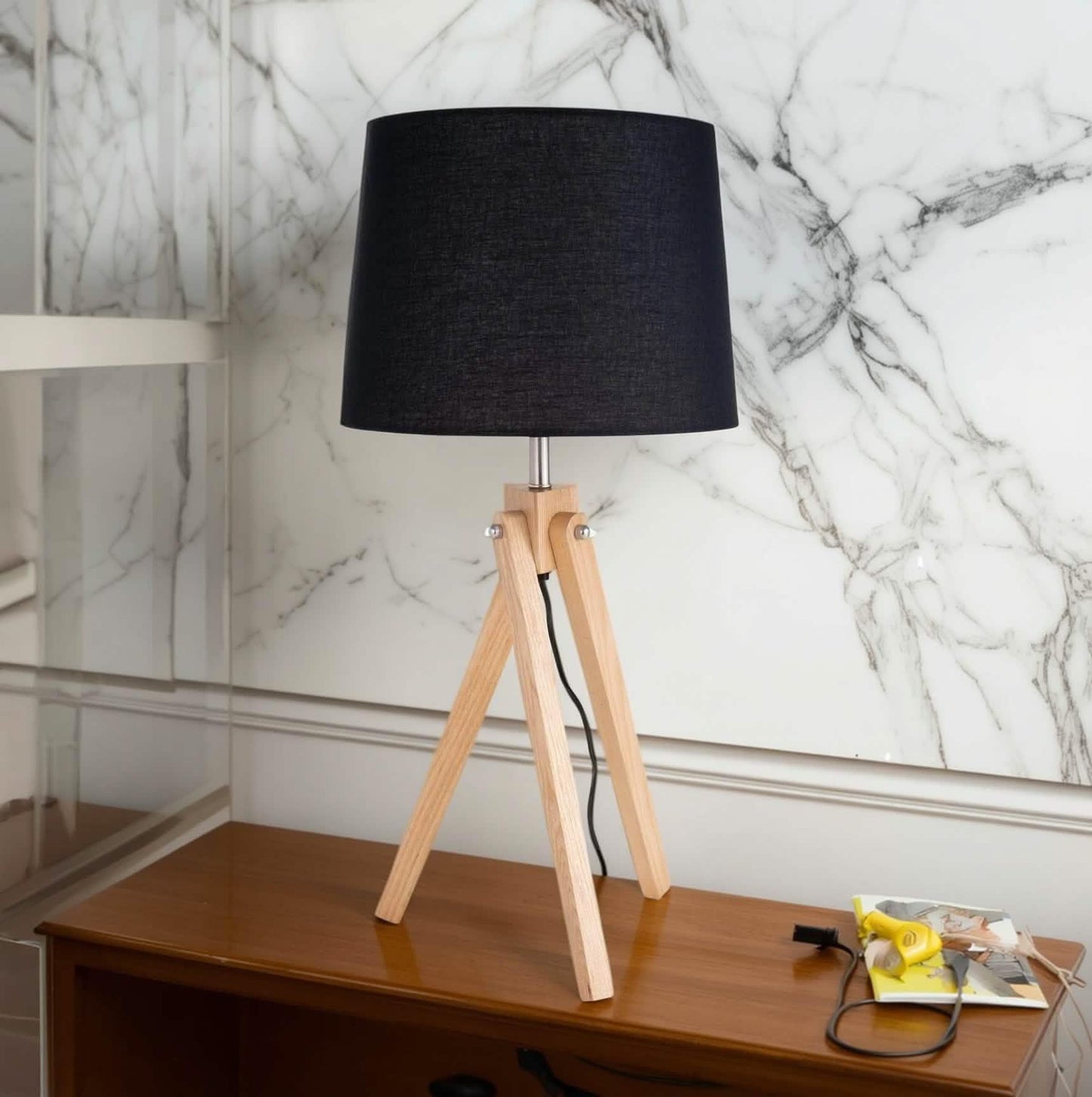 أباجورة خشب، 28*45 سم