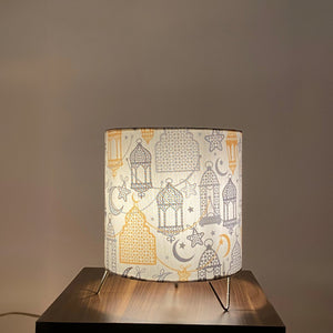 أباجورة قماش وستيل، 20*20 سم