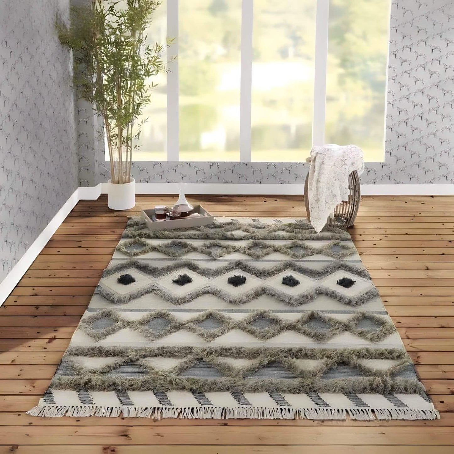 سجادة صوف، 150*200 سم