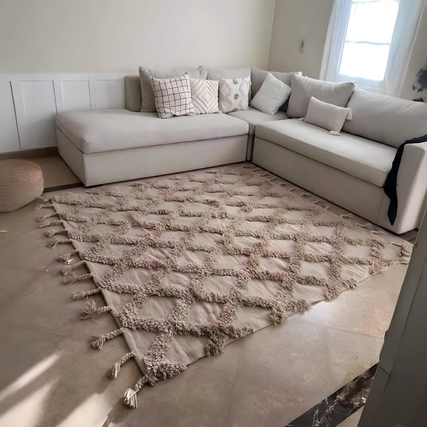 سجادة صوف، 200*200 سم