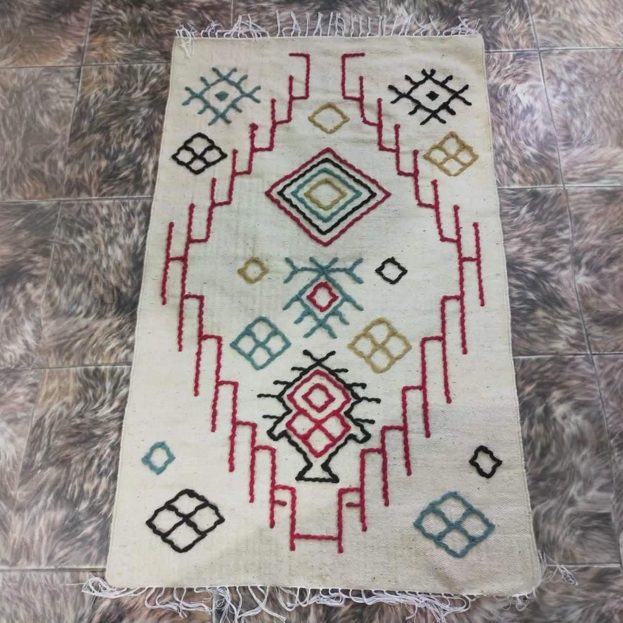 سجادة صوف، 100*200 سم