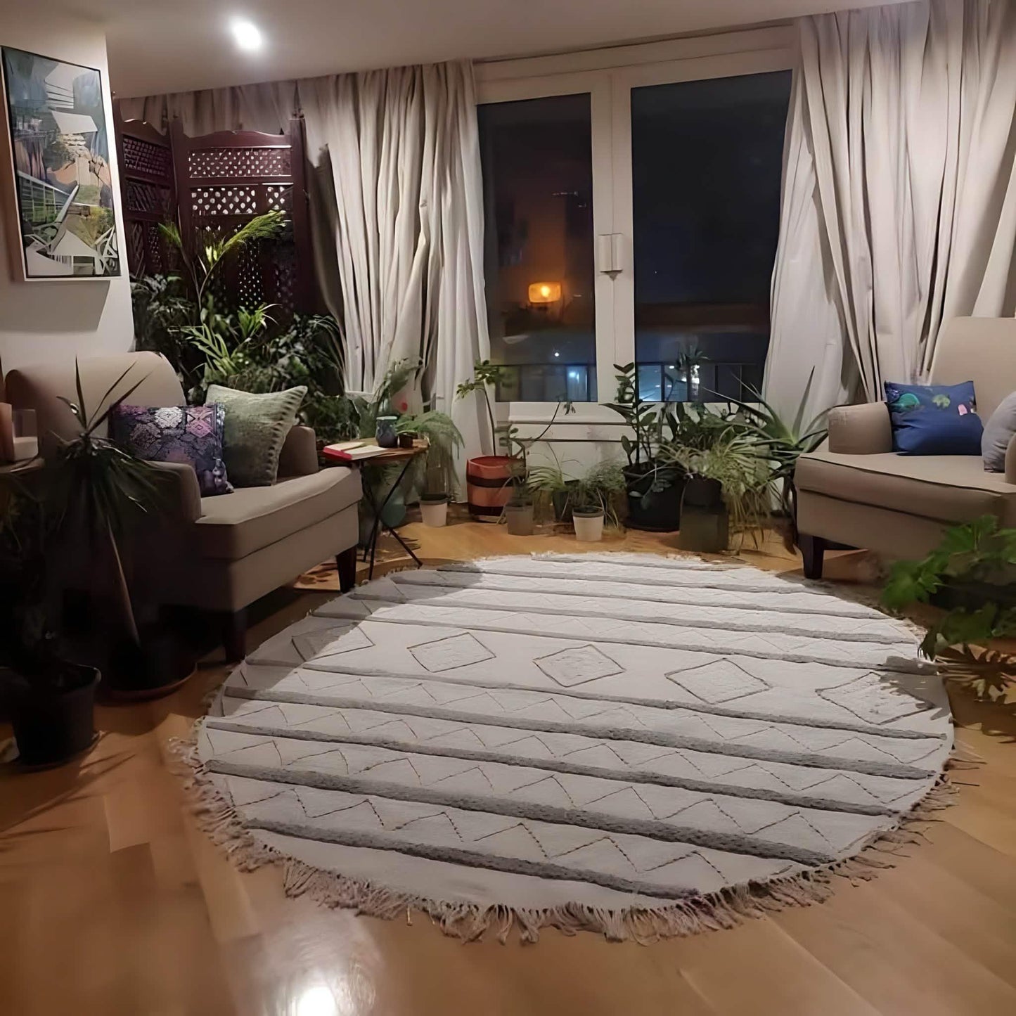 سجادة صوف، 200*200 سم