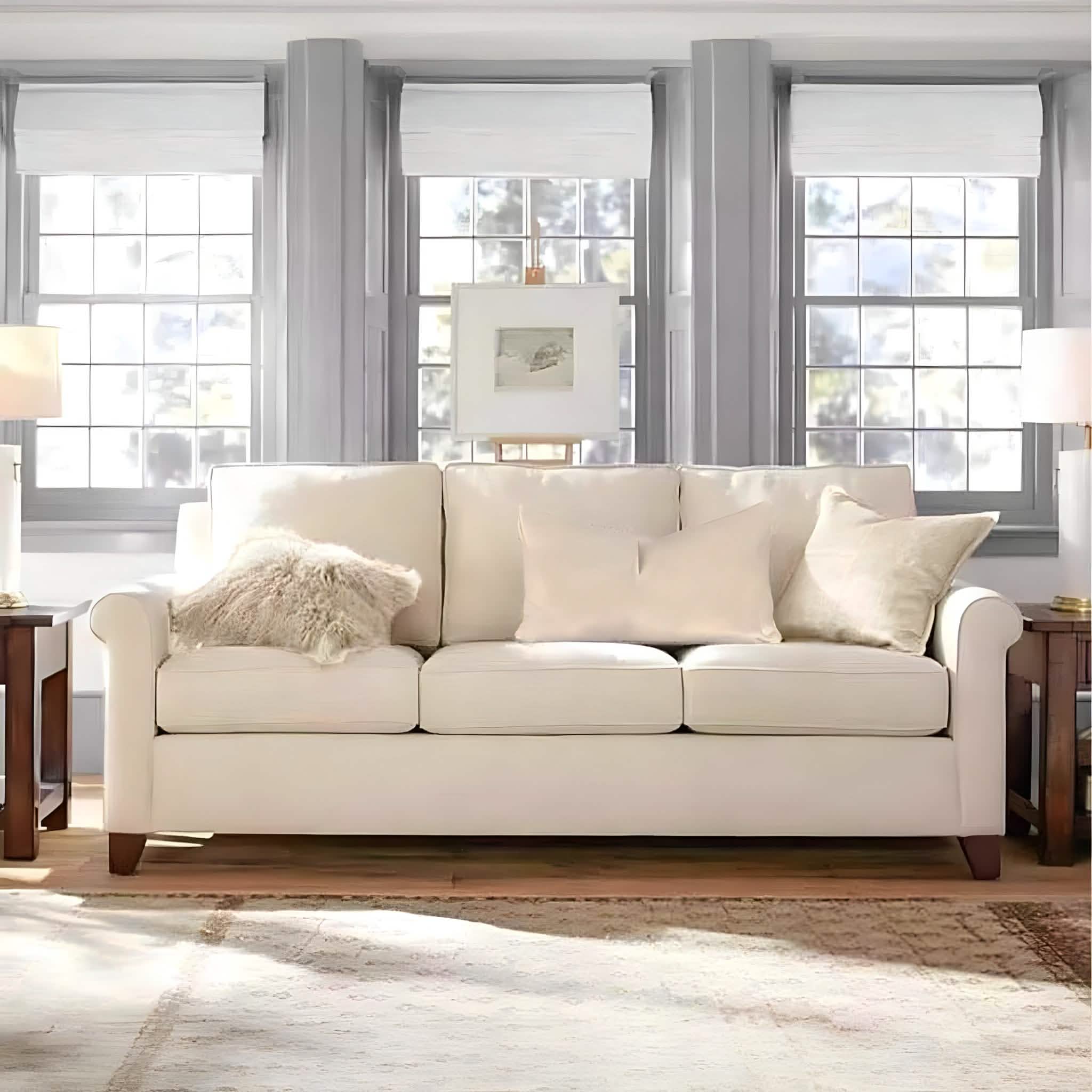 كنبة خشب زان، 210*80*80 سم