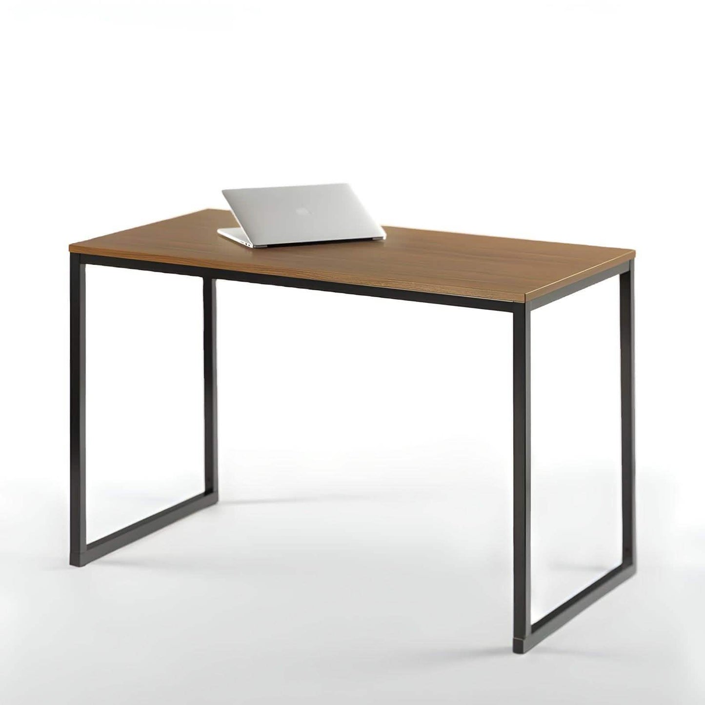 مكتب لون اسود وبني فاتح 60*120*75 سم - ROW18 Iron Wood