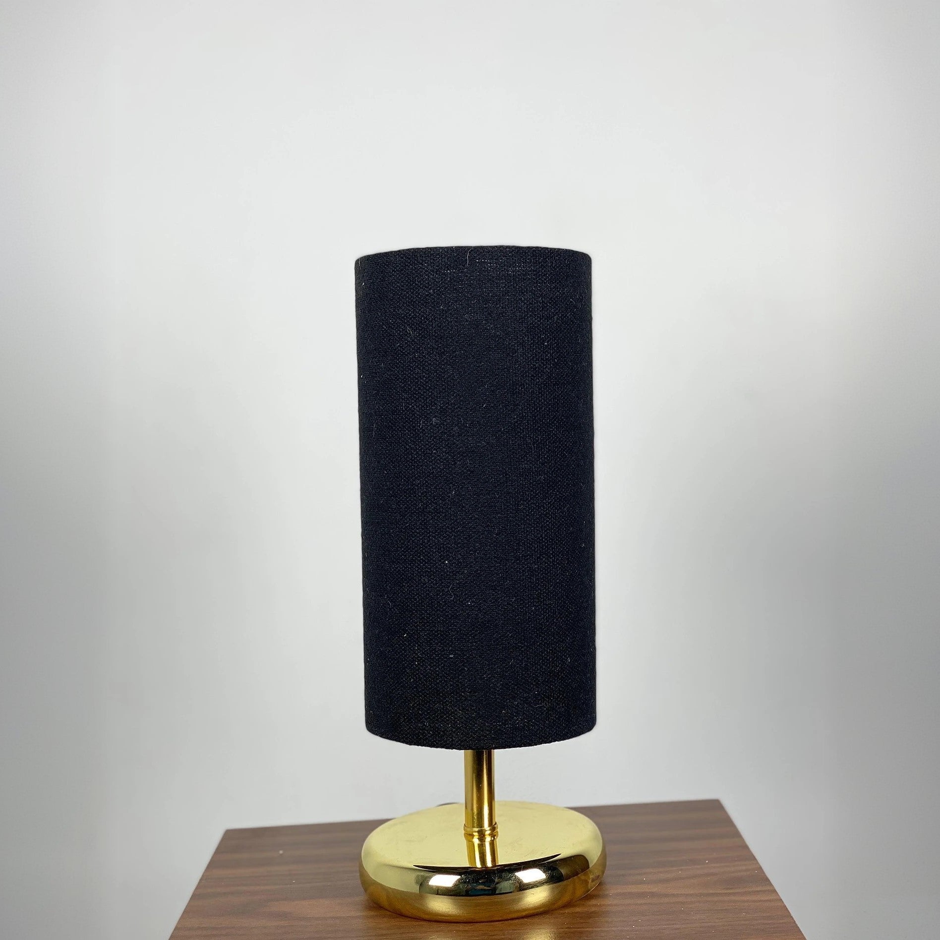 أباجورة ستيل وقماش، 15*24 سم