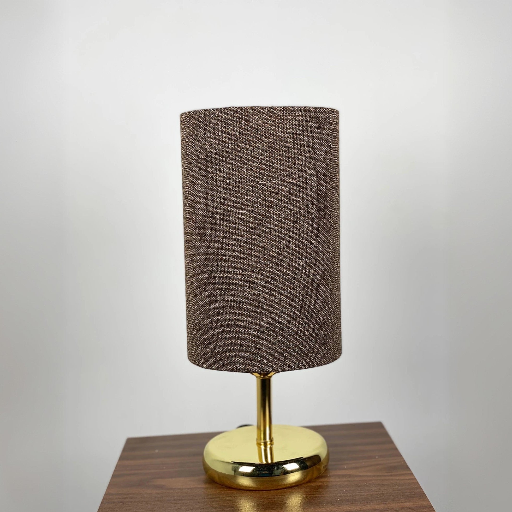 أباجورة ستيل وقماش، 15*24 سم