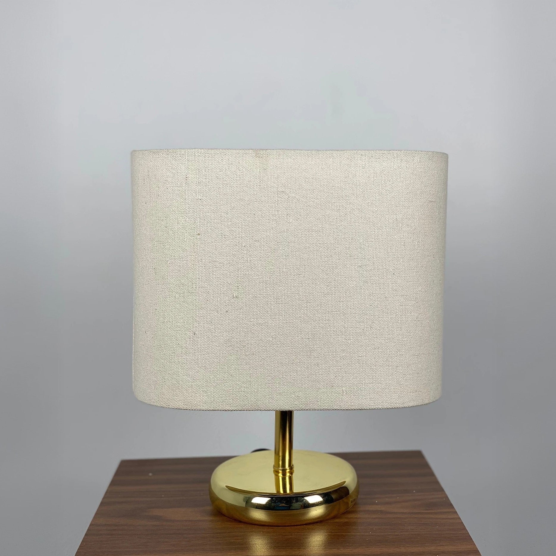 أباجورة ستيل وقماش، 15*27 سم