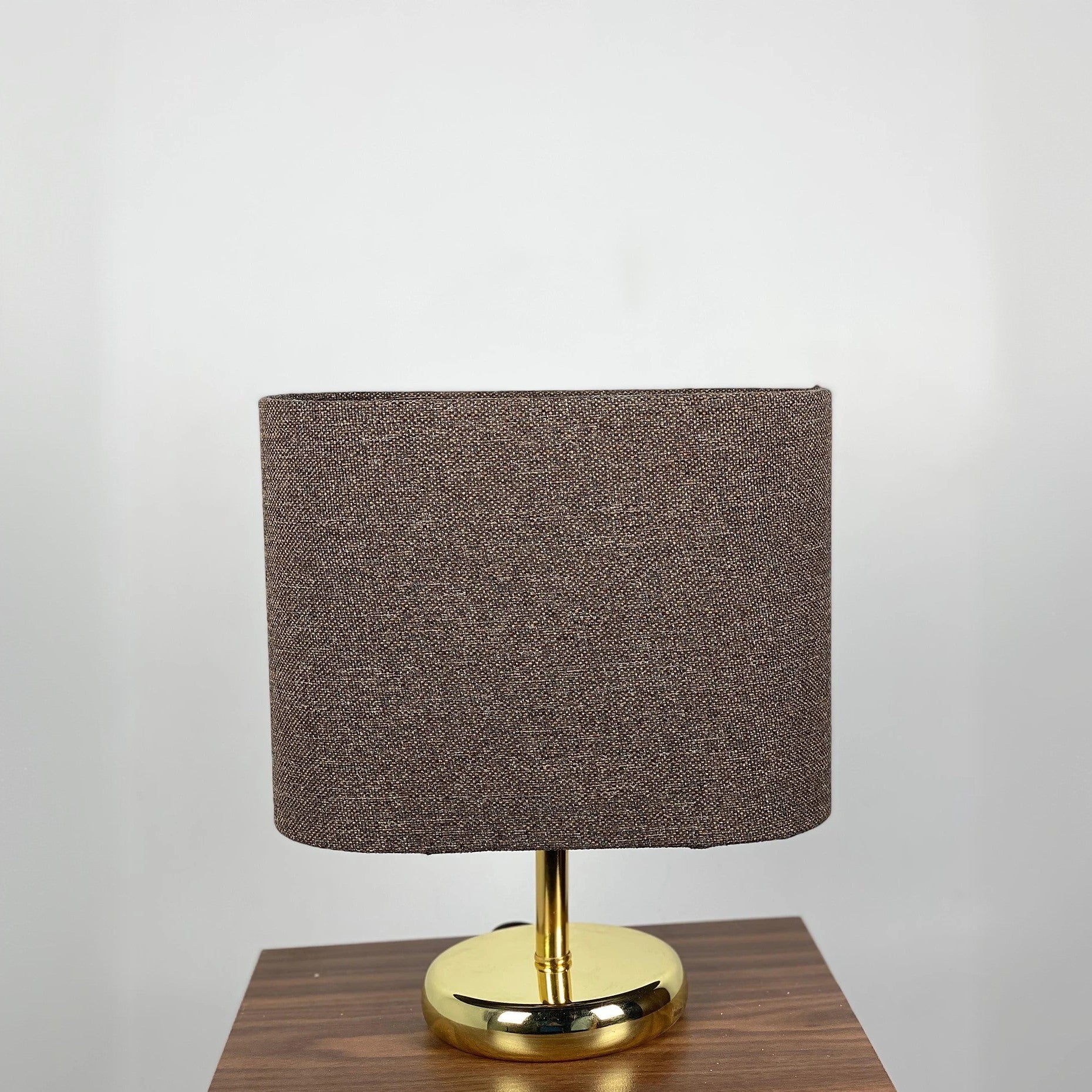 أباجورة ستيل وقماش، 15*27 سم