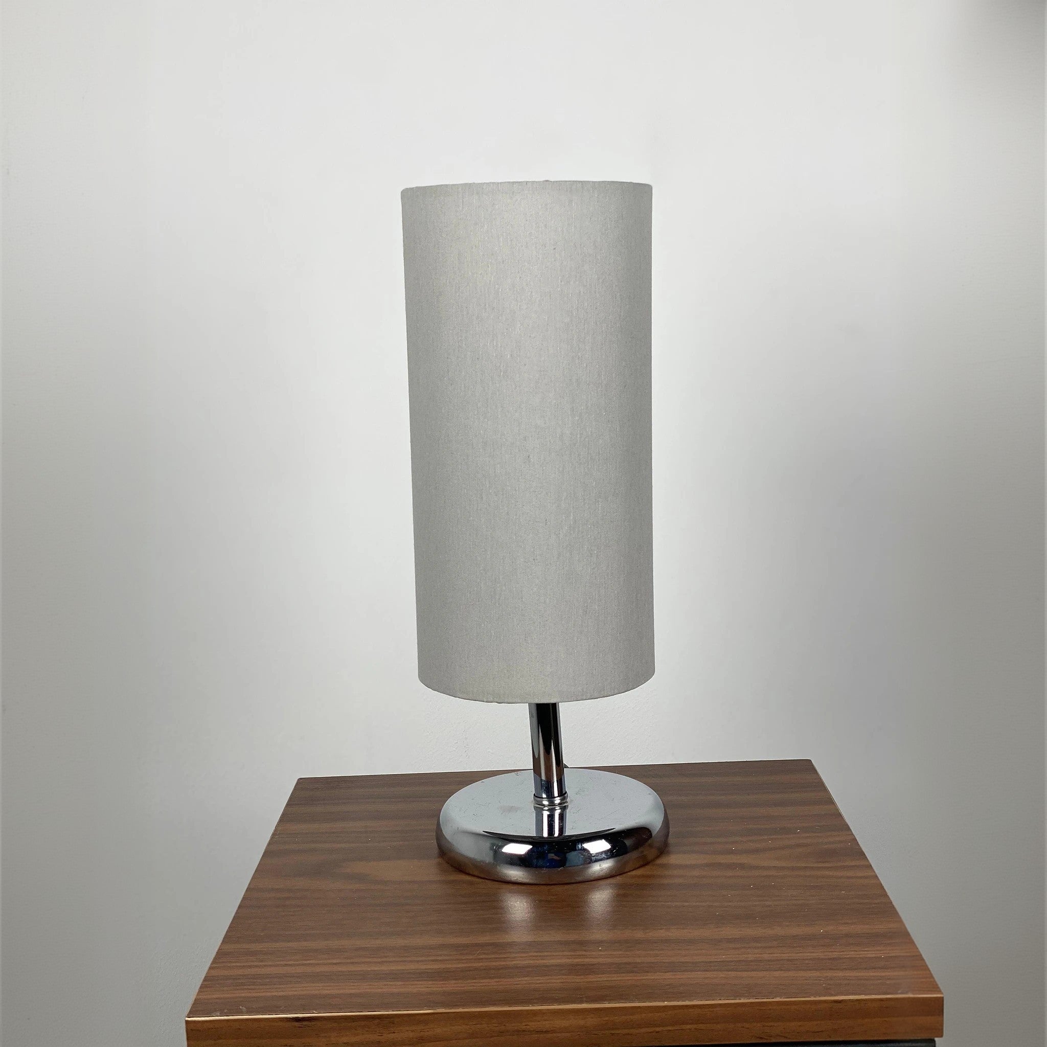 أباجورة ستيل وقماش، 15*32 سم