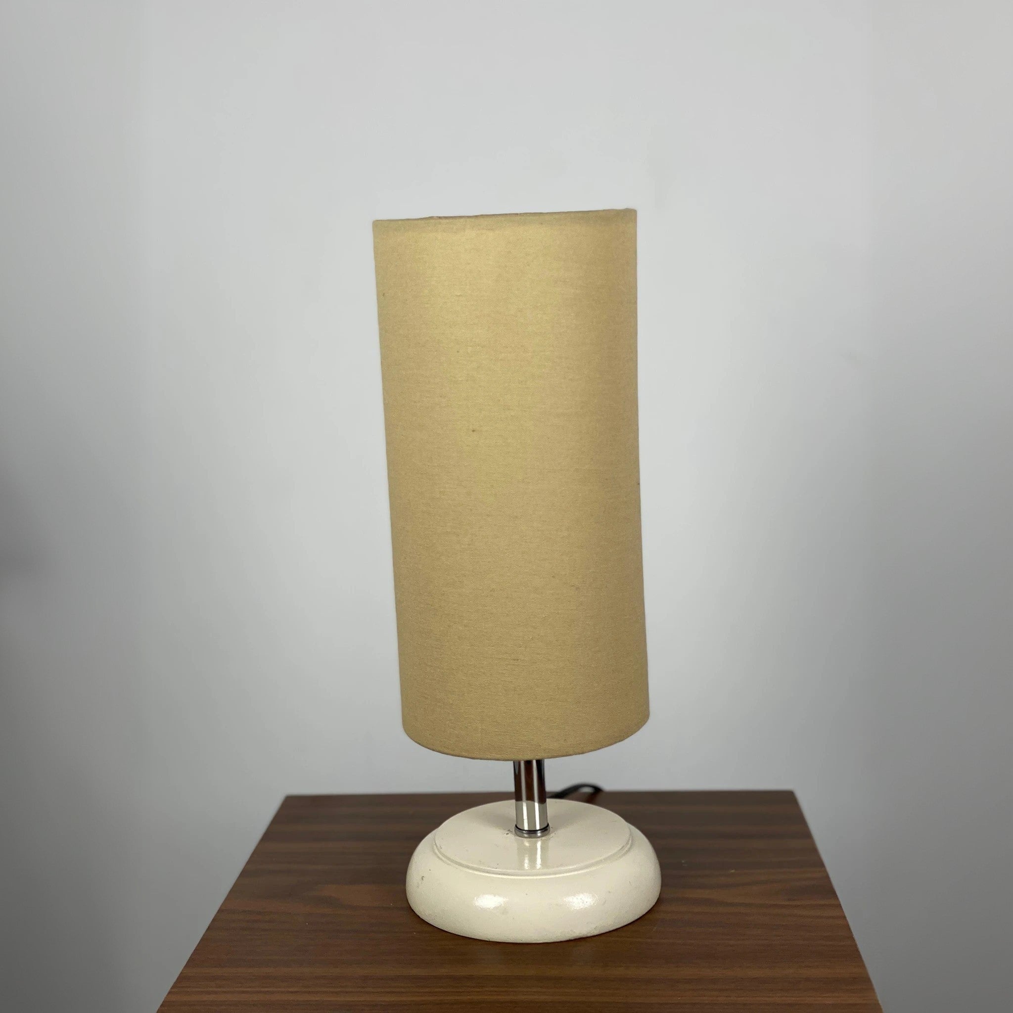 أباجورة ستيل وقماش، 12*27 سم