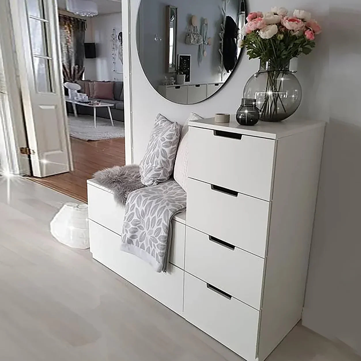 جزامة خشب ام دي اف، 120*40*80 سم