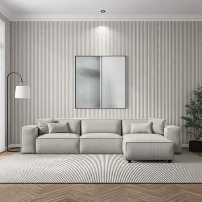 ركنة خشب زان أحمر، 280*180*80 سم