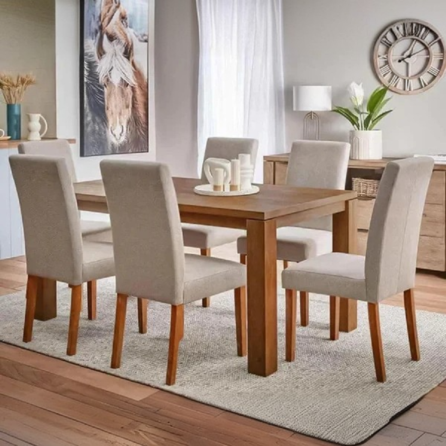 طقم سفرة ام دي اف، 7 قطع