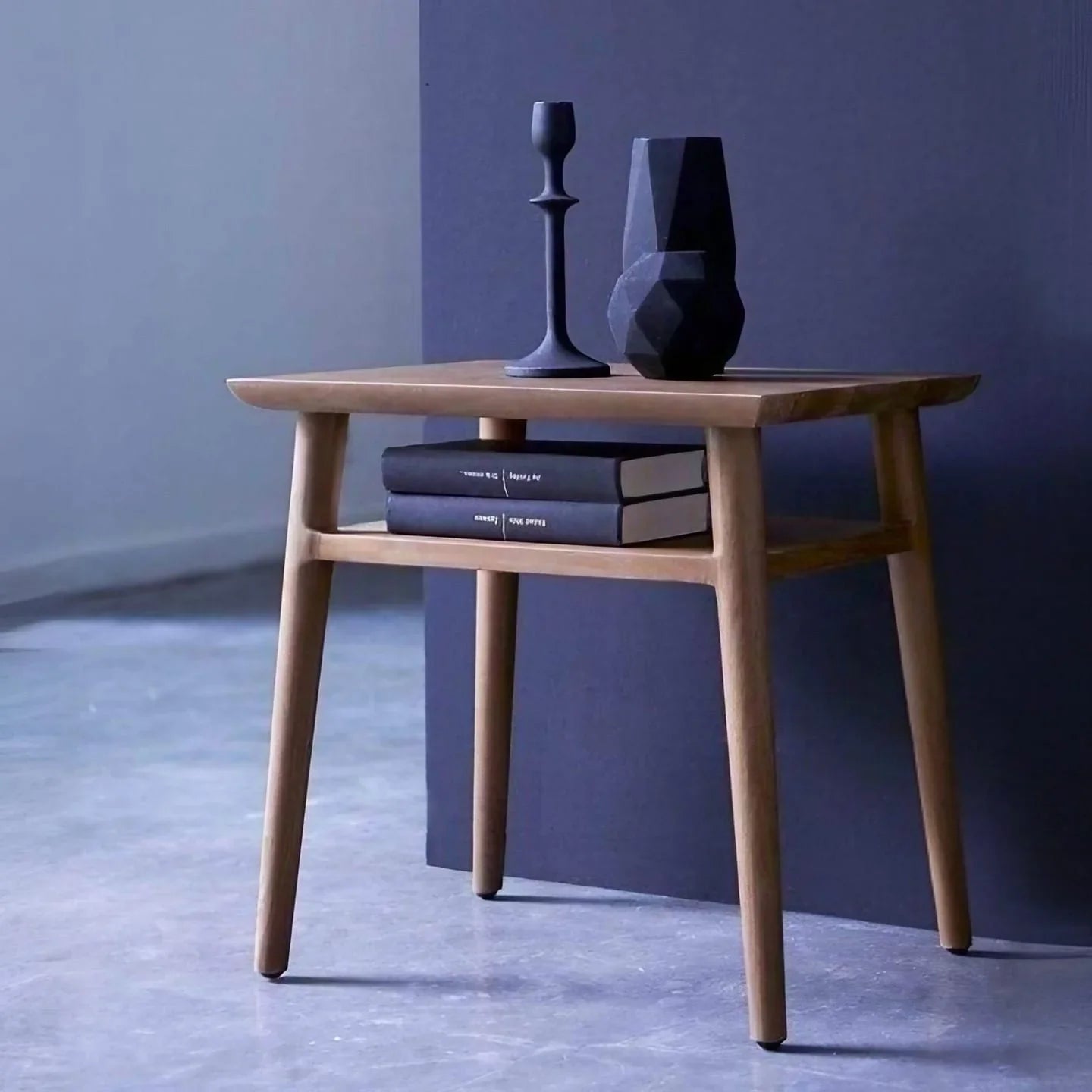 ترابيزة جانبية خشب كونتر وموسكي، 50*30*60 سم