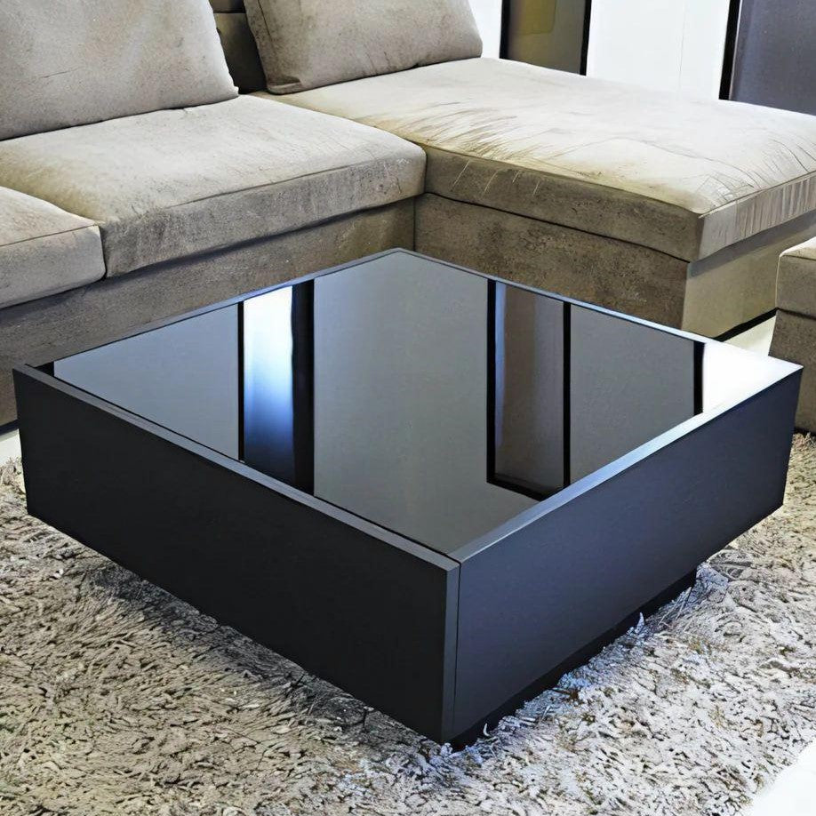 ترابيزة قهوة خشب ام دي اف، 80*80*40 سم