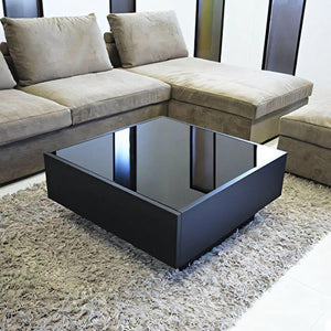 ترابيزة قهوة خشب ام دي اف، 80*80*40 سم