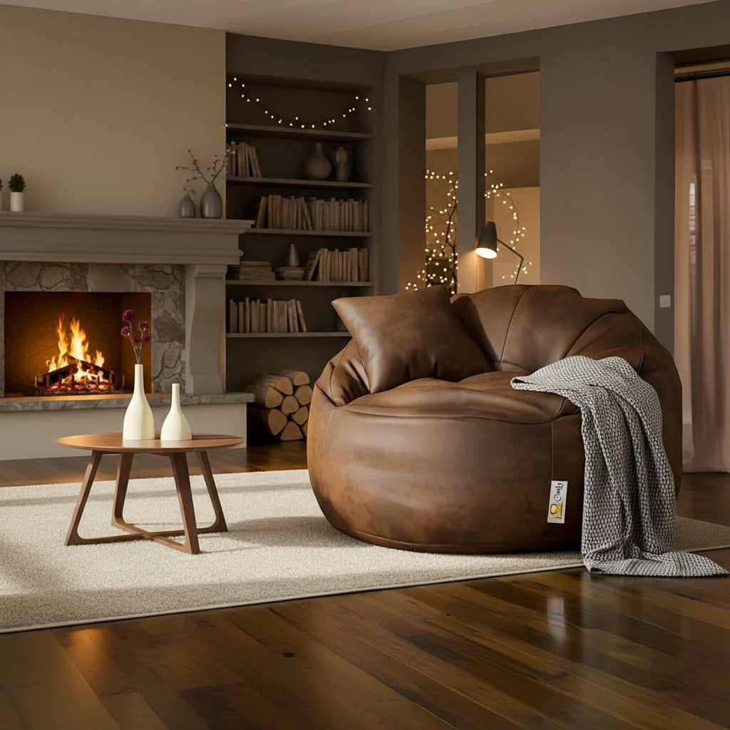 بين باج جلد 100*100*85 سم