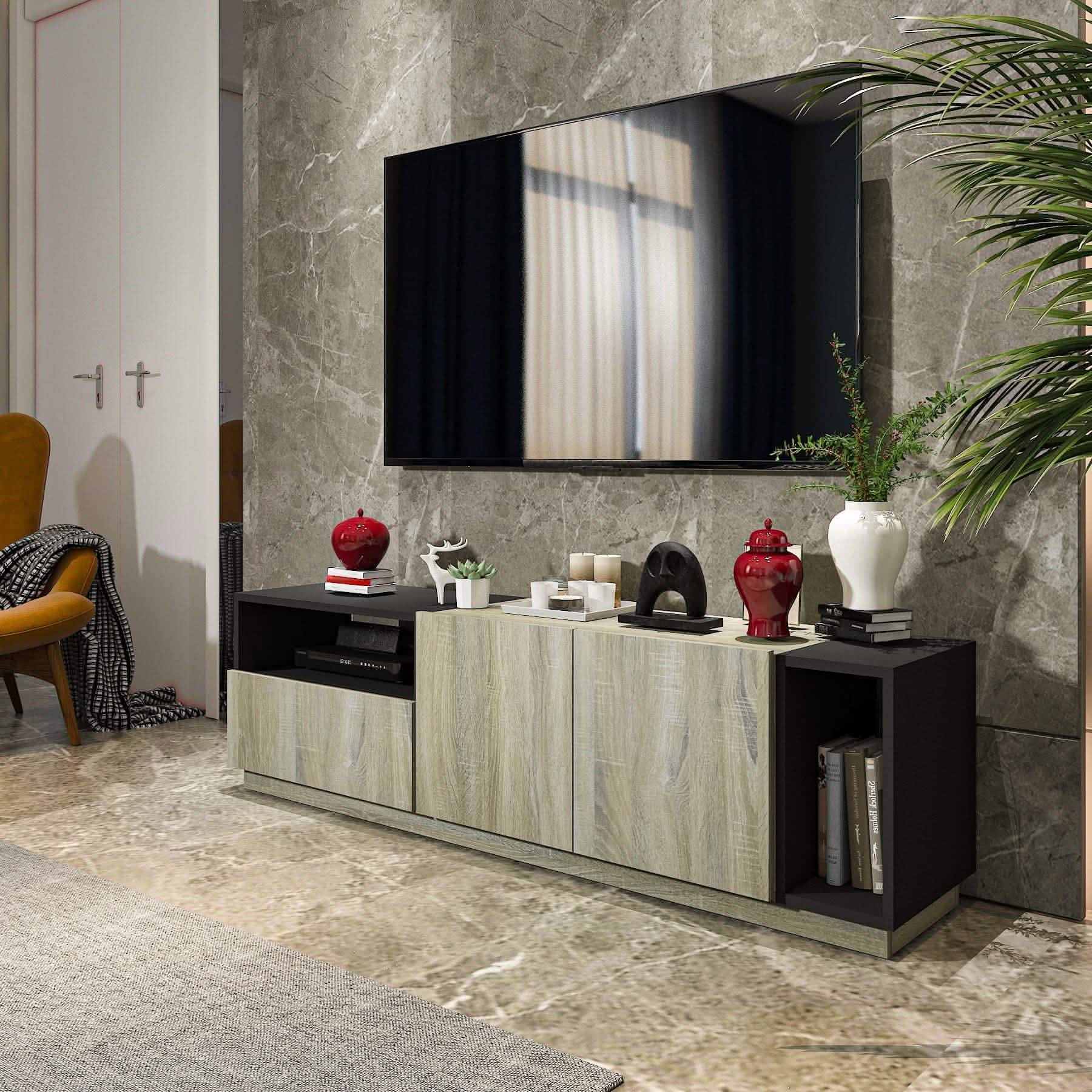 تسوق الأن من هومكس  ترابيزة تليفزيون متعددة الاستخدامات - ZAT25 بأفضل سعر وأفضل جودة