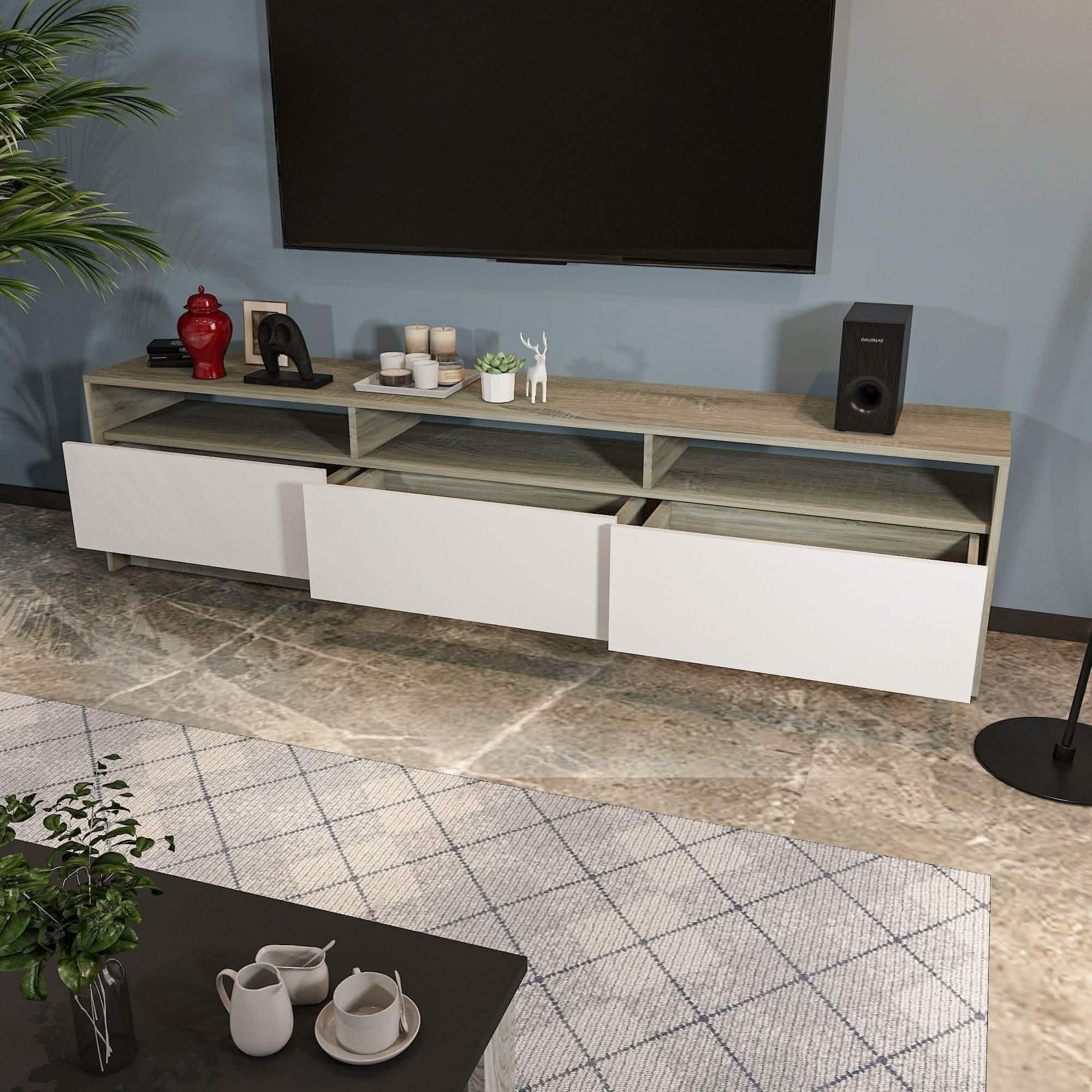 تسوق الأن من هومكس ترابيزة تليفزيون متعددة الأدراج - ZAT26 بأفضل سعر وأفضل جودة