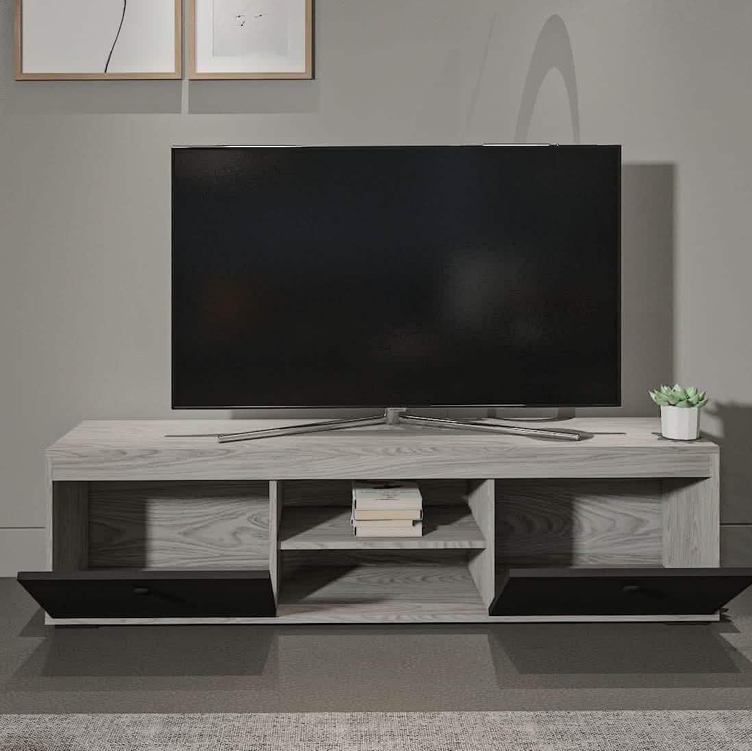 تسوق الأن من هومكس ترابيزة تليفزيون خشبي بدرج قلاب - ZAT30 بأفضل سعر وأفضل جودة