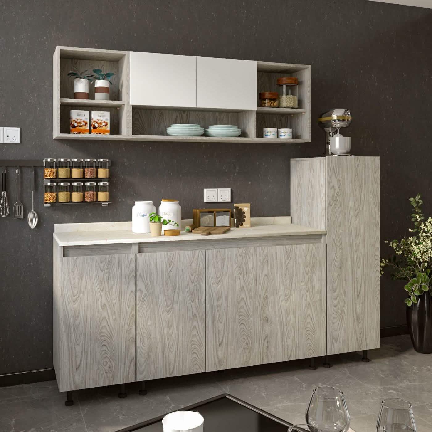 مطبخ ام دي اف، 3 قطع