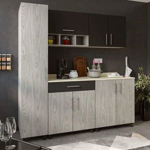 مطبخ خشب ام دي اف، 3 قطع