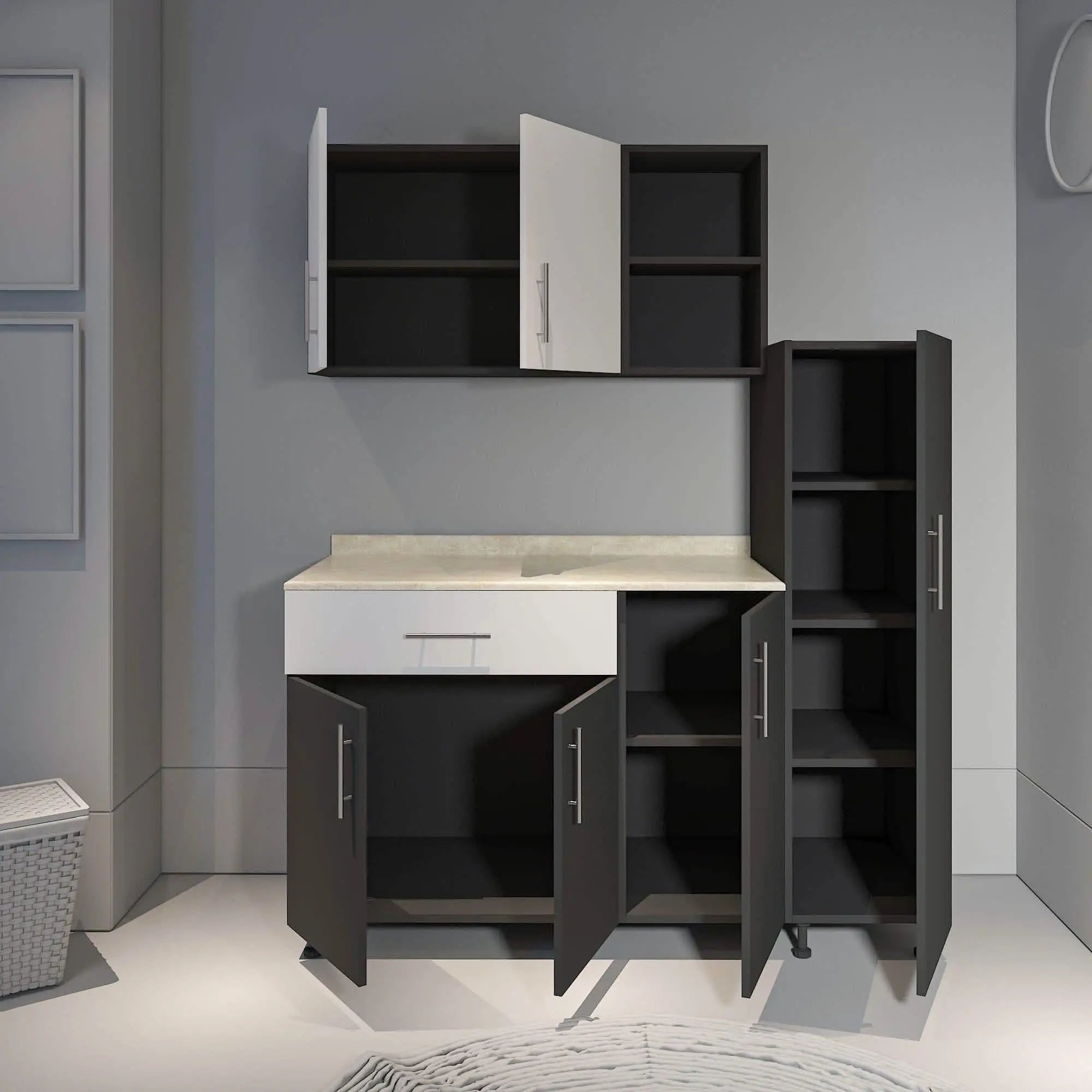 مطبخ خشب ام دي اف، 3 قطع