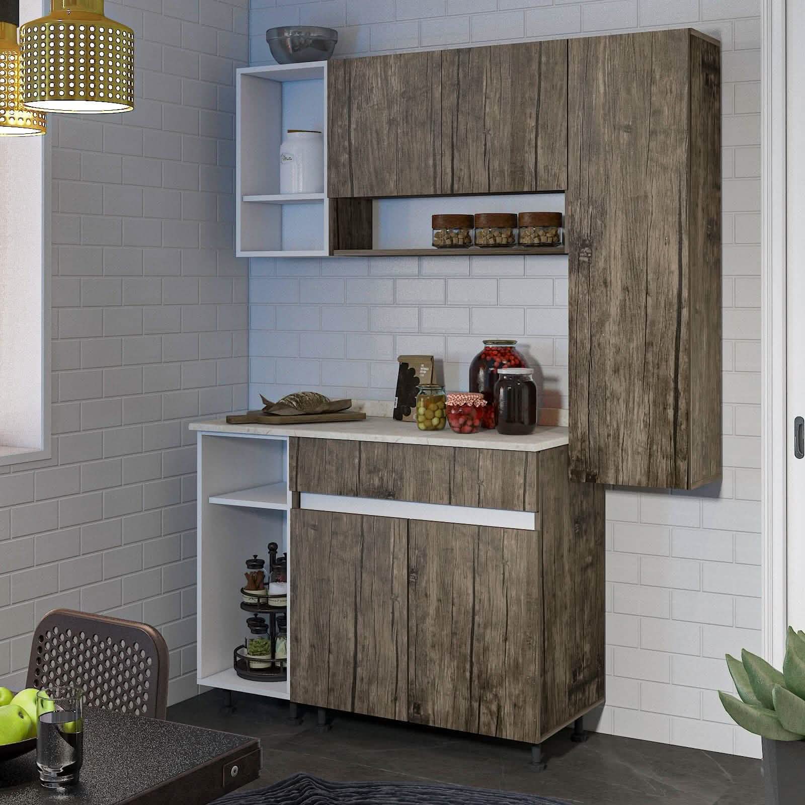 مطبخ ام دي اف، 3 قطع