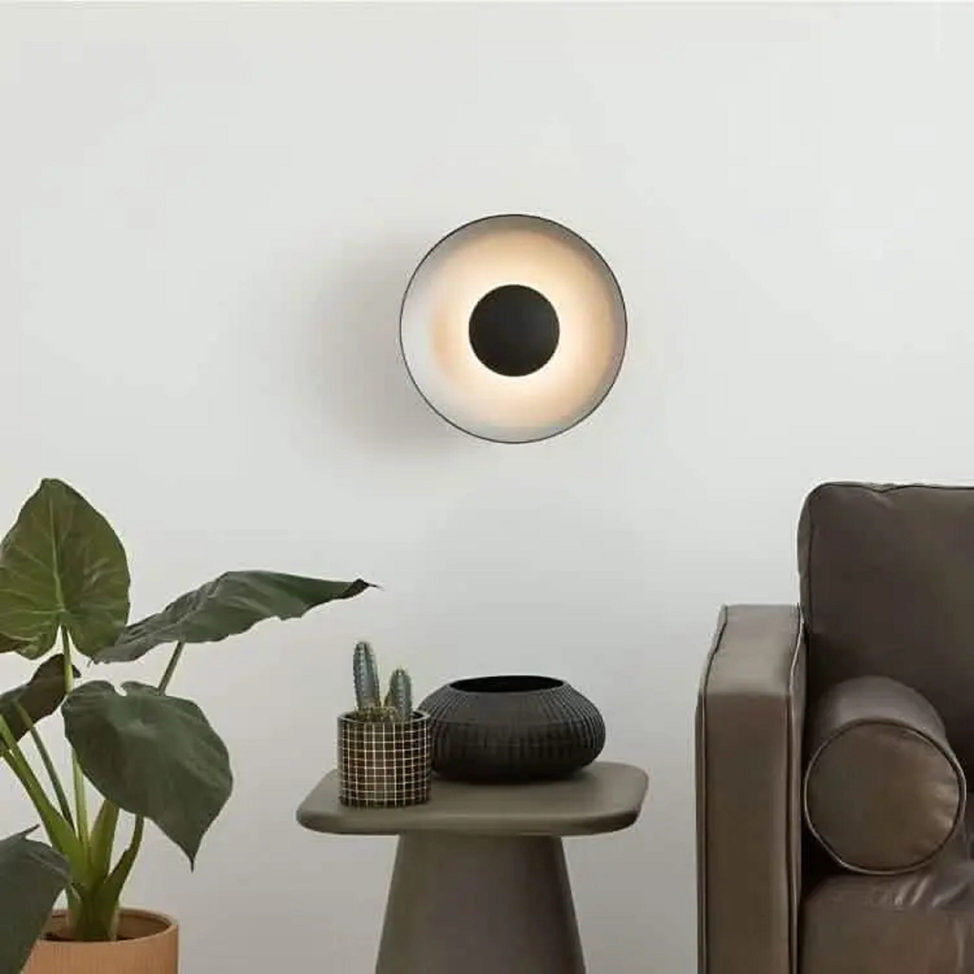 أبليك حائط معدن، 34*34 سم