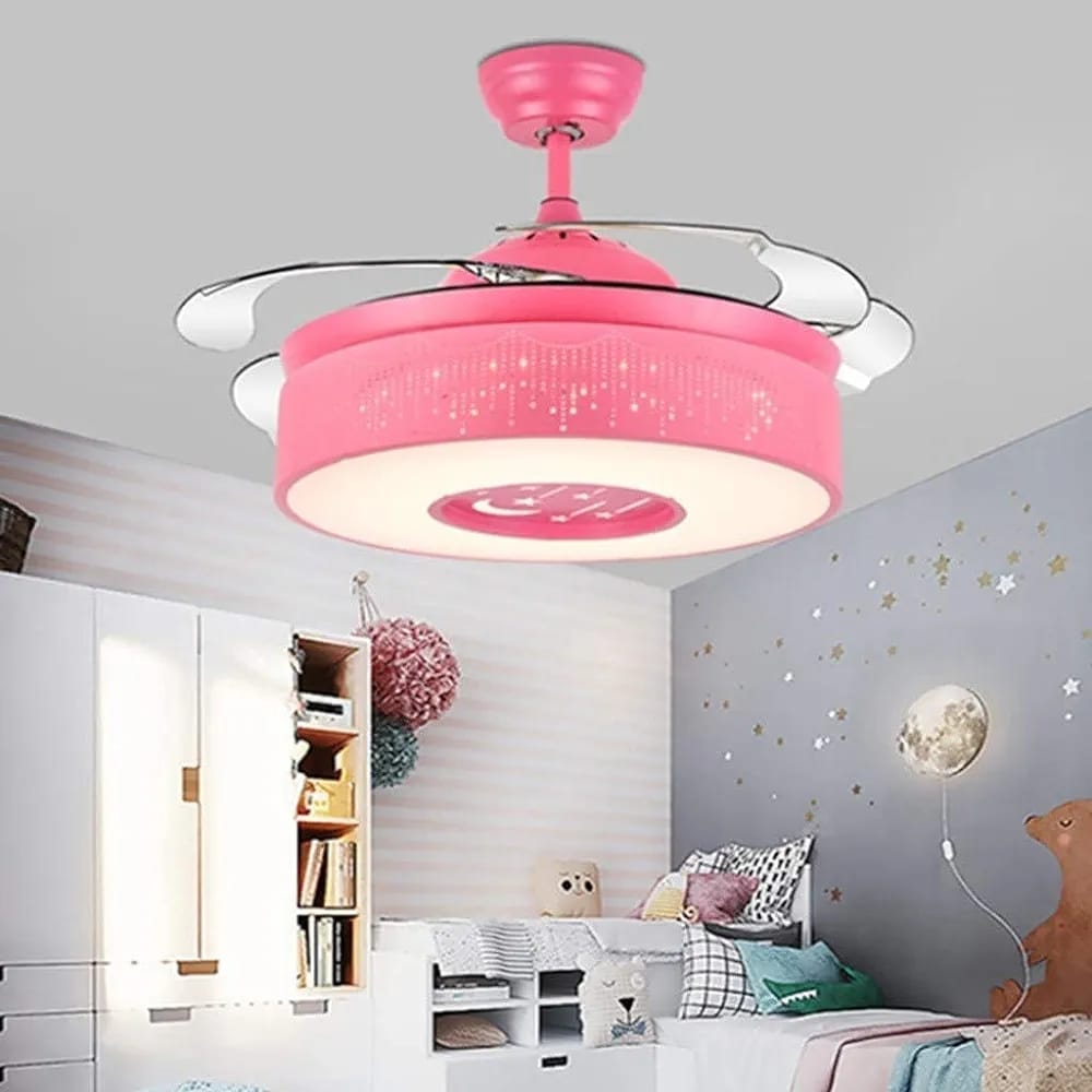 مروحة سقف نجفة، 55*55 سم