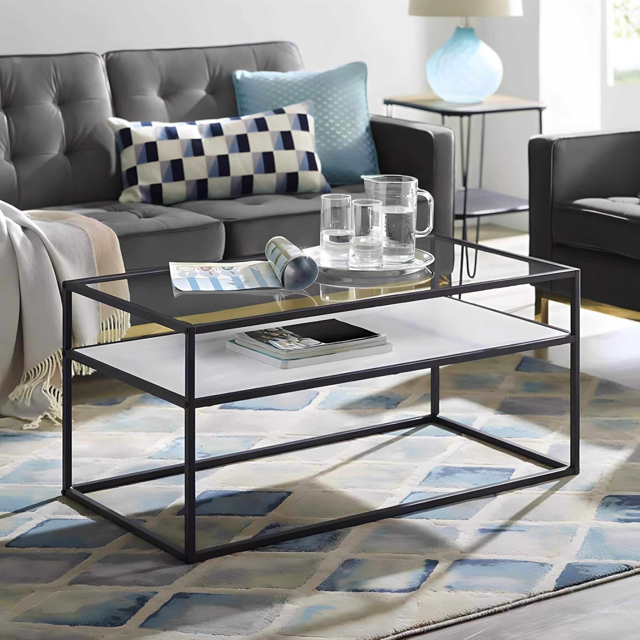 ترابيزة قهوة ستيل، 80* 40*45 سم