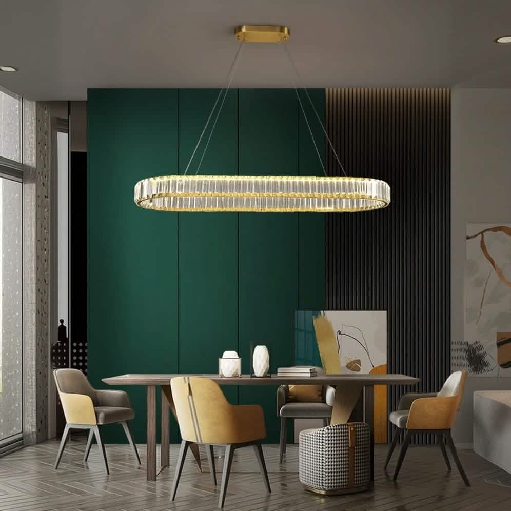 نجفة ستيل، 35*85 سم- ذهبي