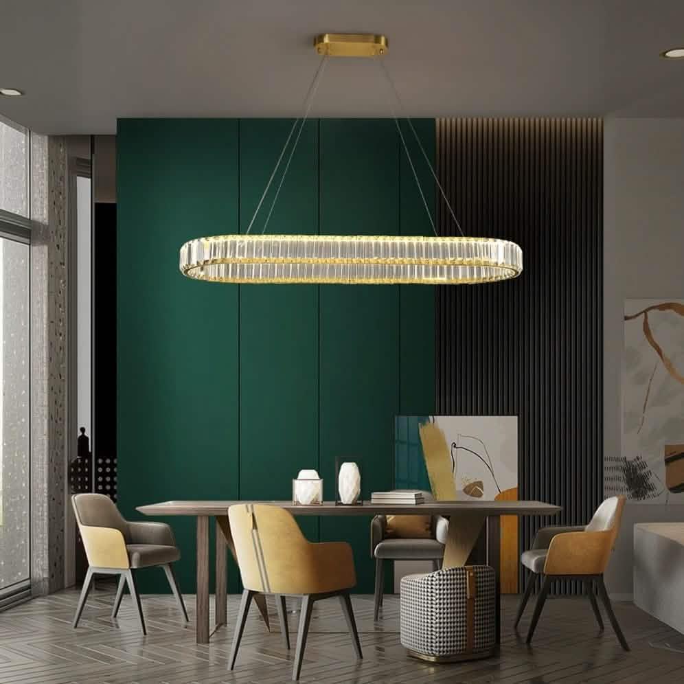 نجفة ستيل، 35*85 سم- ذهبي