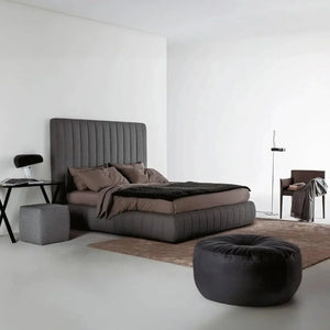 سرير كينج خشب ام دي اف و زان، 160*200*120 سم