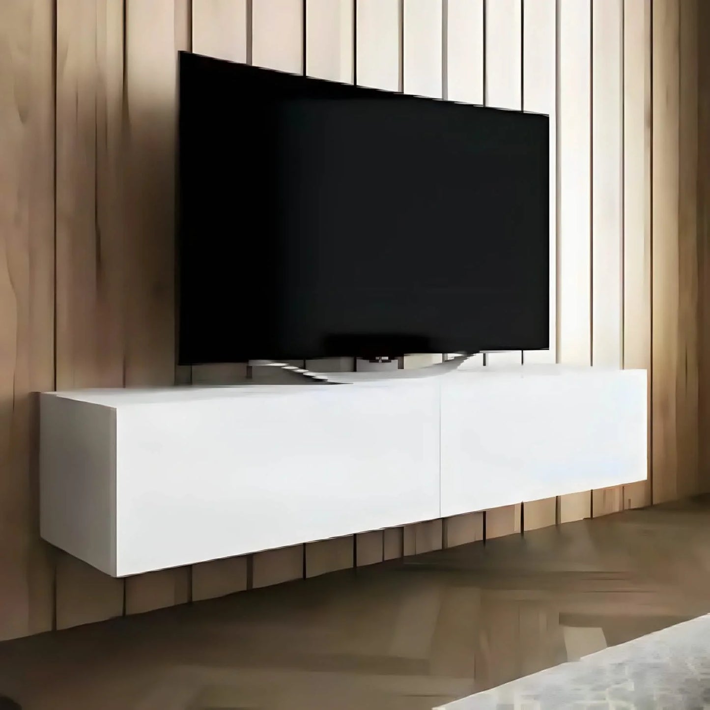 ترابيزة تليفزيون ام دي اف، 140*30*30 سم